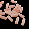 Column Imitation Gemstone Acrylic Beads, Light Coral, 20x8mm, Hole: 2mm, about 480pcs/500g