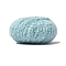 Polyester Yarn, for Weaving, Knitting & Crochet, Pale Turquoise, 1~2mm, about 218.72 Yards(200m)/Skein