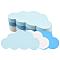 120Pcs Craft Paper, Cloud, Mixed Color, 52x100x0.2mm