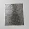 Rhinestone Sticker, Rectangle, Jet, 240x200x1.7mm