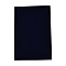 Jewelry Flocking Cloth, Polyester, Self-adhesive Fabric, Rectangle, Midnight Blue, 29.5x20x0.07cm