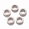 Tarnish Resistant 304 Stainless Steel Beads, Ring, Stainless Steel Color, 10x2mm, Hole: 6.5mm