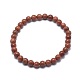 Synthetic Goldstone Bead Stretch Bracelets&nbsp;BJEW-K212-C-002-1