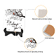 2Pcs 2 Style Square Cork Ceramics Sublimation Cup Holder Pad Mat&nbsp;AJEW-CN0001-13B-3