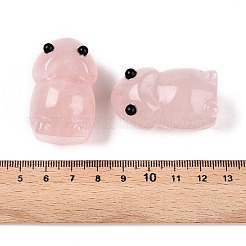 Natural Rose Quartz Monster Figurines&nbsp;DJEW-N003-01I