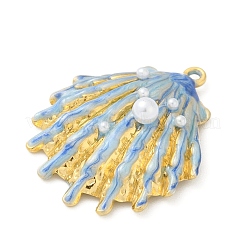 Ocean Theme 304 Stainless Steel Enamel Pendants&nbsp;STAS-Q352-03G-D