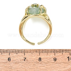 Natural Green Aventurine Cuff Rings&nbsp;GG-CBA5FCC-03G-02