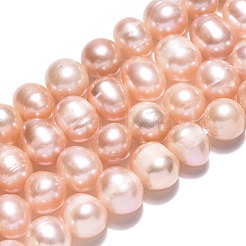 Natural Cultured Freshwater Pearl Beads Strands&nbsp;PEAR-N013-06J