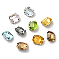 Faceted K9 Glass Rhinestone Cabochons&nbsp;GGLA-R042-02B