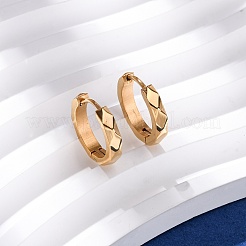 304 Stainless Steel Hoop Earrings&nbsp;EJEW-D331-10G