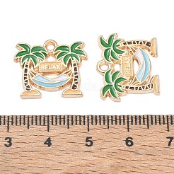 Alloy Enamel Pendants&nbsp;AL-CBAE435-59G