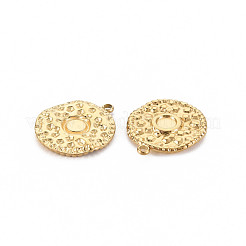 Ion Plating(IP) 304 Stainless Steel Pendant Enamel Settings&nbsp;STAS-N097-171LG