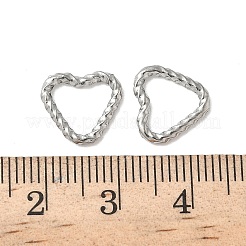 304 Stainless Steel Twisted Linking Rings&nbsp;STAS-L300-006A-P