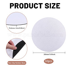 Silicone with Cloth Mouse Pad&nbsp;AJEW-WH0270-890