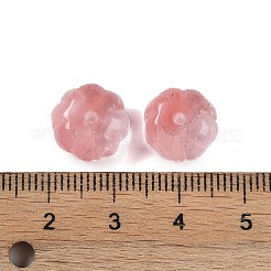 Cherry Quartz Glass Beads&nbsp;G-G124-02D
