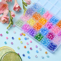 480Pcs 24 Style Acrylic Beads&nbsp;MACR-YW0002-14