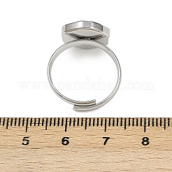 304 Stainless Steel Finger Rings&nbsp;RJEW-H254-08C-P