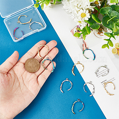 12Pcs 3 Colors 304 Stainless Steel Pendants&nbsp;STAS-UN0046-31