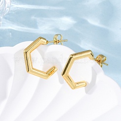 304 Stainless Steel Stud Earrings for Women&nbsp;EJEW-L296-033G-01