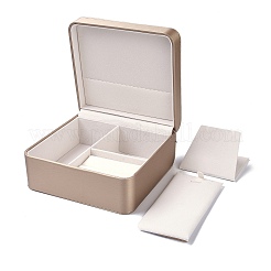 PU Leather Jewelry Set Boxes&nbsp;CON-Z005-02B