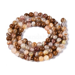Natural Wood Lace Stone Wooden Jasper Beads Strands&nbsp;G-B128-A04-01