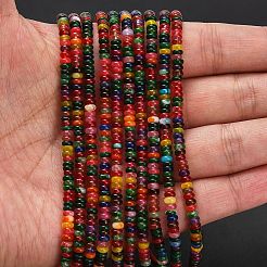 Natural Agate Beads Strands&nbsp;G-L635-A01-4x2mm-02