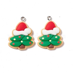 Christmas Theme Opaque Resin Pendants&nbsp;FIND-E025-02