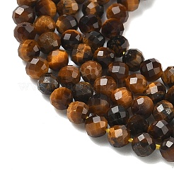 Natural Tiger Eye Beads Strands&nbsp;G-A129-3mm-C02