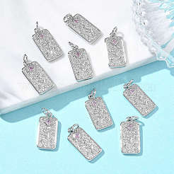 SHEGRACE Valentine's Day Brass Cubic Zirconia Pendants&nbsp;XGRQ3K497-552P