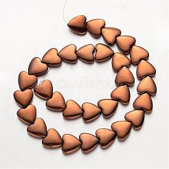 Electroplate Non-magnetic Synthetic Hematite Bead Strands&nbsp;G-F300-22E-08