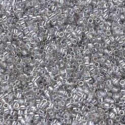MIYUKIデリカビーズ  シリンダー  日本製シードビーズ  11/0  （db0114)透明シルバーグレーゴールド光沢  1.3x1.6mm  穴：0.8mm  約100000個/500g&nbsp;SEED-MY11-DB0114