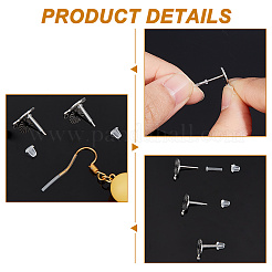 284Pcs 7 Styles  Silicone & Plastic Earring Post Sleeves & Ear Nuts&nbsp;FIND-NB0004-60