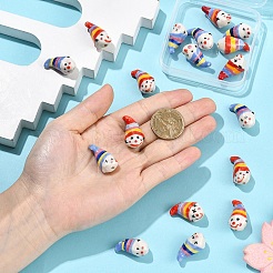 6Pcs 2 Colors Handmade Porcelain Beads&nbsp;PORC-YW0001-68