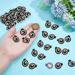 20 Pairs Polyester Eye Cloth Patches&nbsp;PATC-PH0001-71A