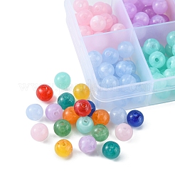 200Pcs 10 Colors  Imitation Gemstone Acrylic Beads&nbsp;OACR-FS0001-19
