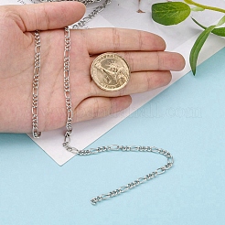 Platinum Plated Iron Figaro Chains Mother-Son Chains&nbsp;X-CHSM005Y-N