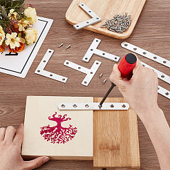 12 Sets 3 Styles 201 Stainless Steel Bracket&nbsp;FIND-GA0005-44