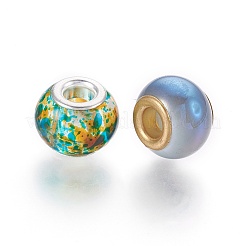 Glass European Beads&nbsp;GPDL-F017-01GP