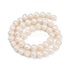 Natural Cultured Freshwater Pearl Beads Strands&nbsp;PEAR-I007-07J-08A