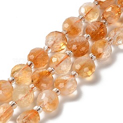 Heated Natural Citrine Beads Strands&nbsp;G-B153-A09