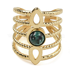 Natural Ruby in Zoisite Finger Rings&nbsp;RJEW-U027-08G-04