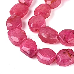 Dyed & Heated Natural Agate Beads Strands&nbsp;G-N359-15A-10