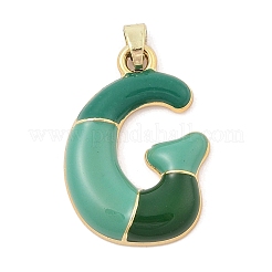 Alloy Enamel Pendants&nbsp;ENAM-S023-01G-G