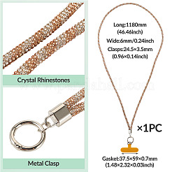 Rhinestone Phone Tether Tab&nbsp;AJEW-TAC0030-033E
