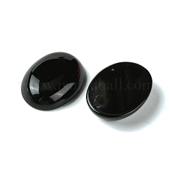 Natural Black Agate Cabochons&nbsp;G-L601-03F-02