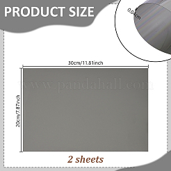 ペット用直線偏光フィルムシート2枚  長方形  ブラック  300x200x0.4mm&nbsp;AJEW-GA0009-59