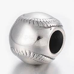 304 Stainless Steel European Beads&nbsp;STAS-H446-105AS