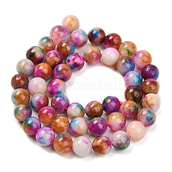 Natural White Jade Beads Strands&nbsp;G-Z097-A01-8mm-A