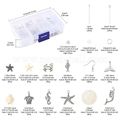 Ocean DIY Dangle Earring Making Kits&nbsp;DIY-FS0009-27