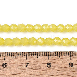 Imitation Jade Glass Beads Strands&nbsp;GLAA-T028-4mm-11J